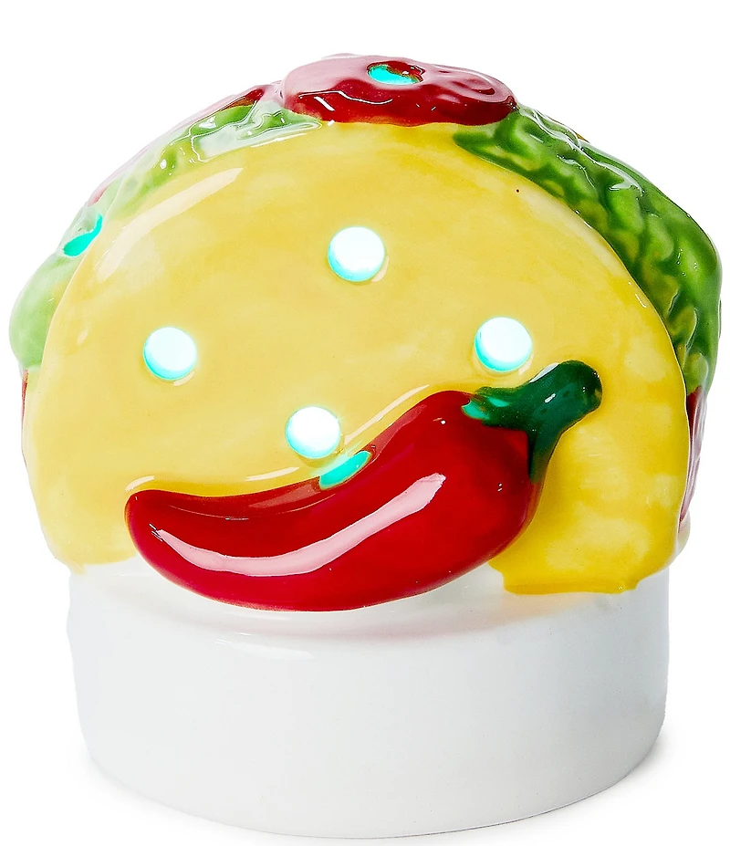 Mud Pie Taco LED Light-up Sitter