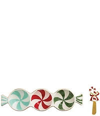 Mud Pie Twas The Night Collection Christmas Candy Triple Tidbit Dish