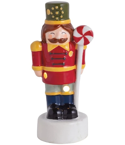 Mud Pie Winter Wonderland Nutcracker LED Sitter