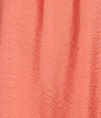 Multiples Crinkle Woven Scoop Neck 3/4 Sleeve Soutache Trim Peasant Top