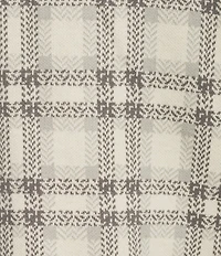 Multiples Plus Size Jacquard Knit Plaid Cowl Neck 3/4 Sleeve Top