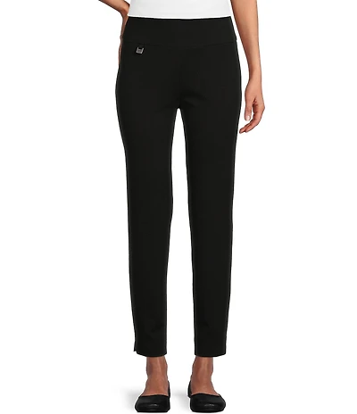 Slimsation® by Multiples Relaxed Tapered Leg Tummy Control Pull-On Ankle Pants