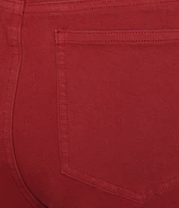 Multiples Slimsation Stretch Denim Flat Front Crop Length Pants