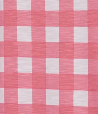 Multiples Slub Knit Boat Neck 3/4 Flounce Sleeve Side Draw String Godet Top