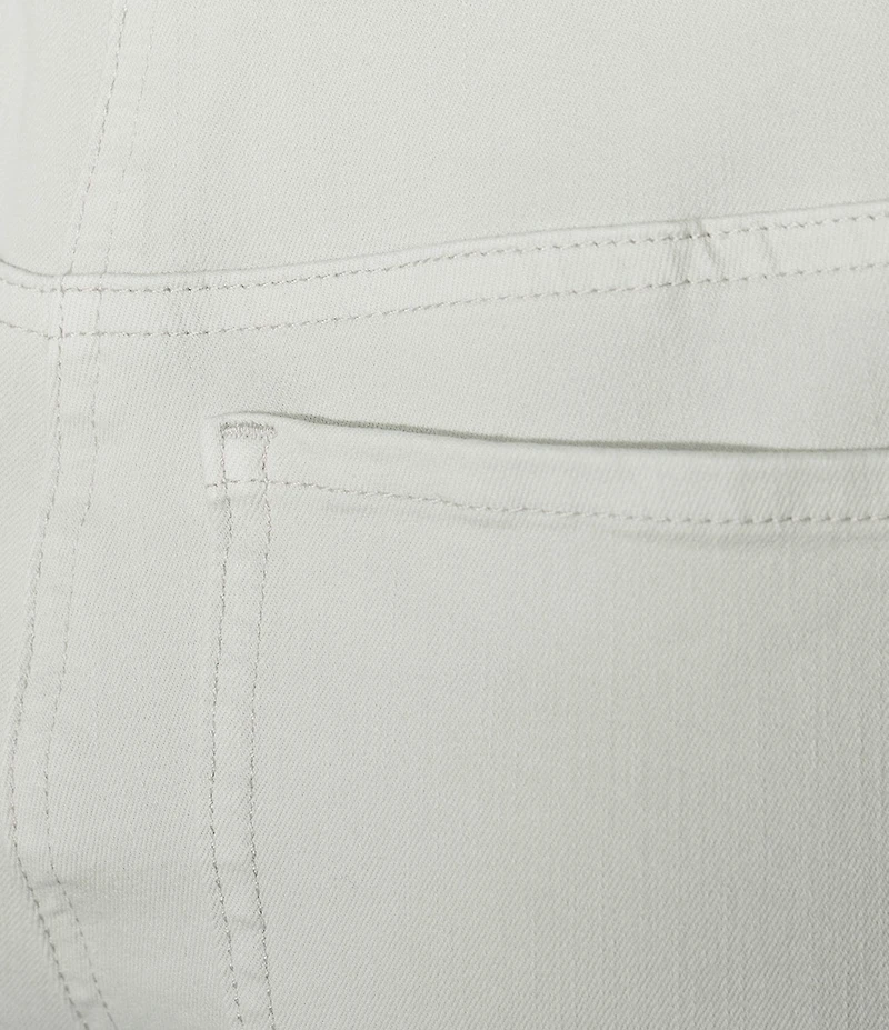 Multiples Solid Garment Dyed 4-Way Stretch Pull-On Crop Pants