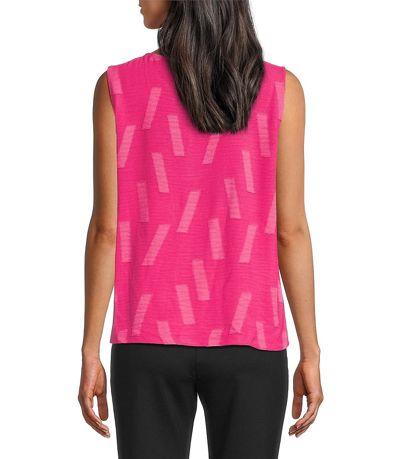 Multiples Solid Textured Woven 2-Piece Set