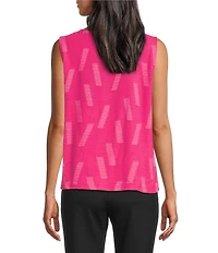 Multiples Solid Textured Woven 2-Piece Set