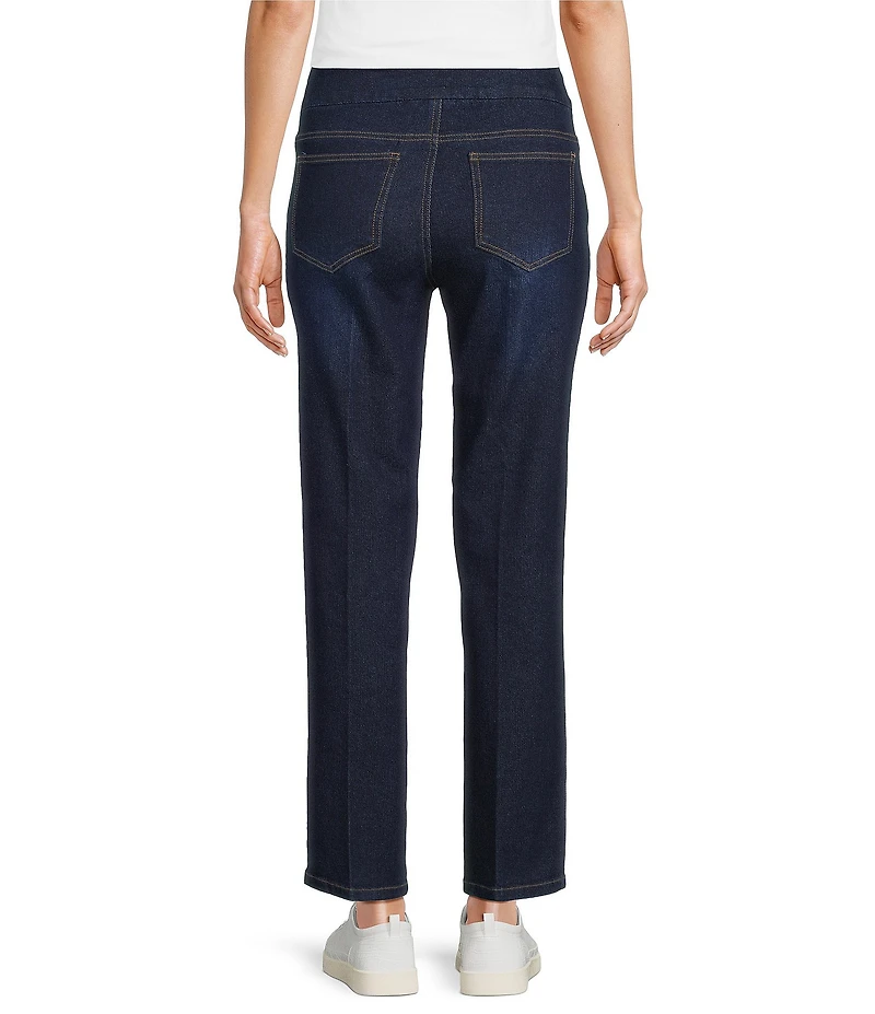 Multiples Stretch Relaxed Pull-On Ankle Jeans