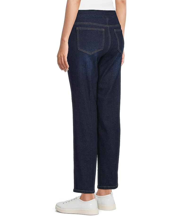 Multiples Stretch Relaxed Pull-On Ankle Jeans