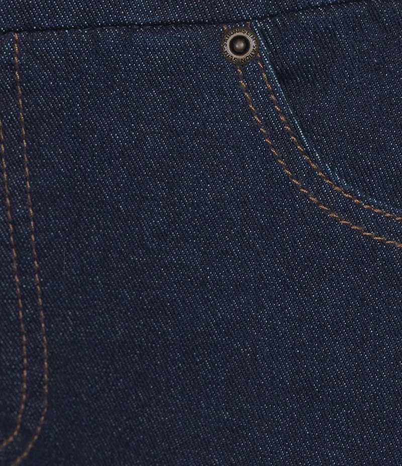 Multiples Stretch Relaxed Pull-On Ankle Jeans