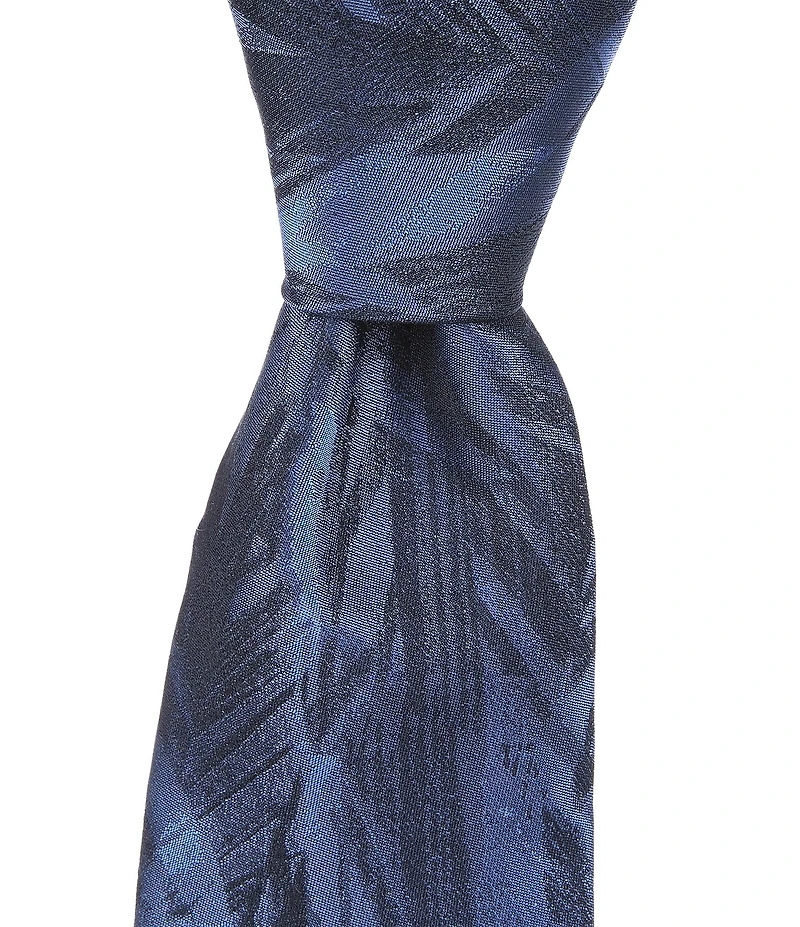 Murano Abstract Botanical 2 3/4#double; Silk Tie
