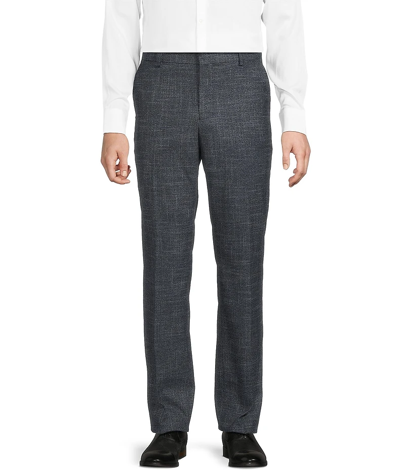 Murano Alex Slim Fit Flat Front Plaid Suit Separates Dress Pants