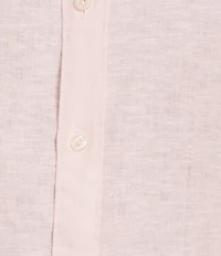 Murano Baird McNutt Linen Classic Fit Solid Long Sleeve Woven Shirt