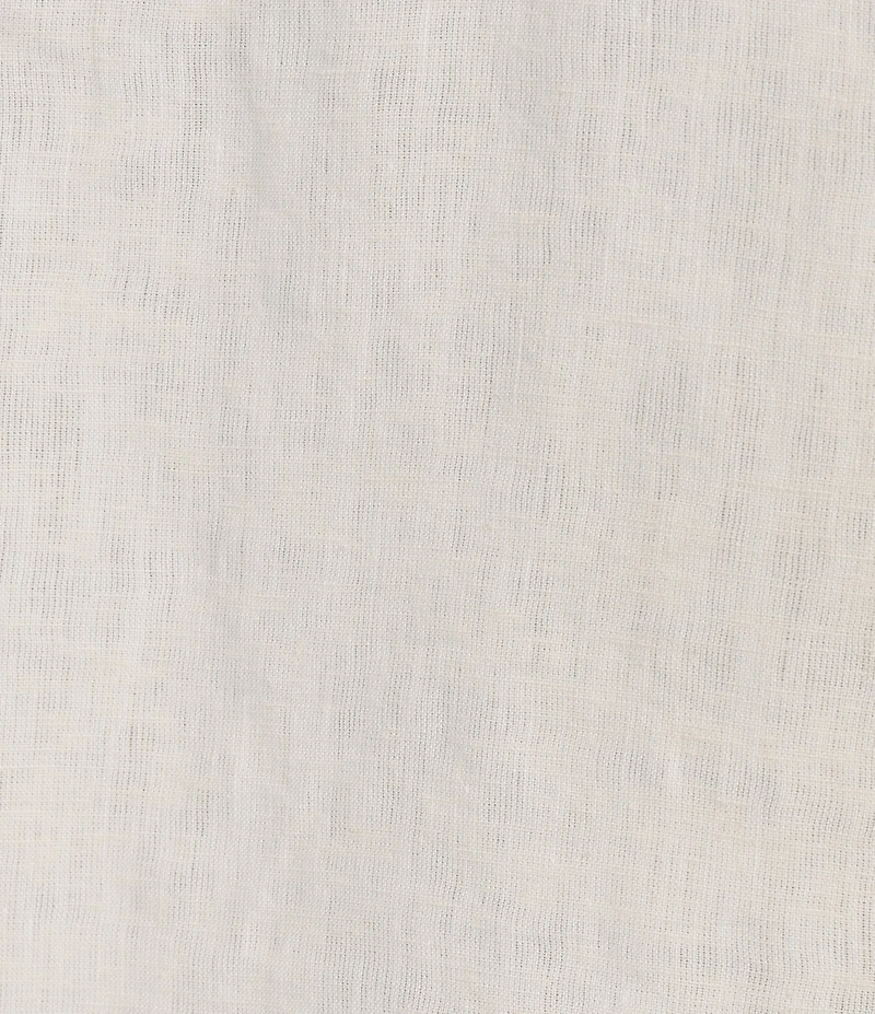 Murano Baird McNutt Linen Classic Fit Solid Long Sleeve Woven Shirt