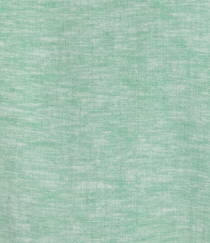 Murano Baird McNutt Linen Classic Fit Solid Long Sleeve Woven Shirt