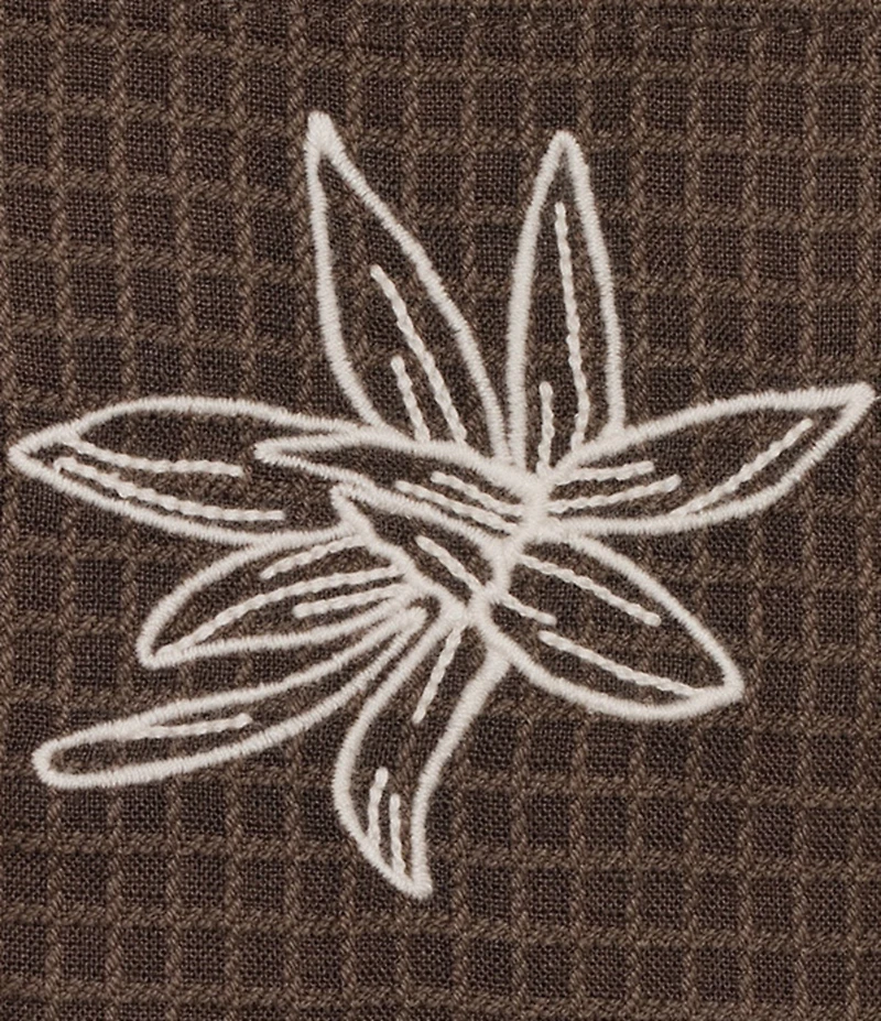 Murano Baird McNutt Linen Pocket Embroidery Short Sleeve Woven Camp Shirt