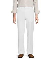 Murano Baird McNutt Linen Relaxed Fit Flat Front Suit Separates Pants