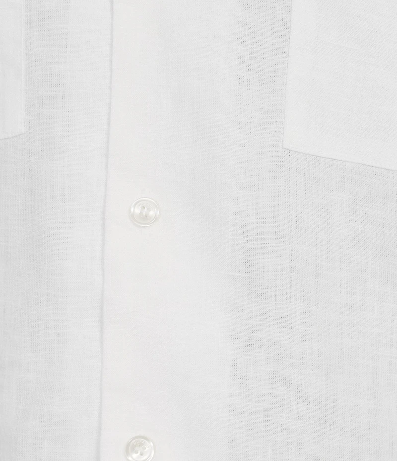 Murano Baird McNutt Linen Short Sleeve Woven Camp Shirt