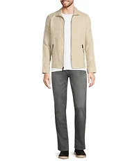 Murano Baird McNutt Linen Slim Fit Jacquard Floral Shirt Jacket