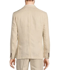 Murano Baird McNutt Linen Slim Fit Stripe Blazer