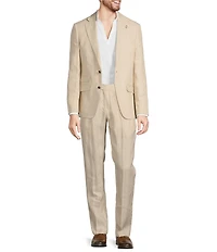 Murano Baird McNutt Linen Slim Fit Stripe Blazer
