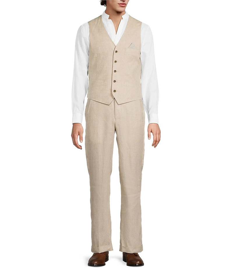 Murano Baird McNutt Suit Separates Linen Vest