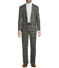 Murano Big & Tall Alex Slim Fit Plaid Suit Separates Dress Pants