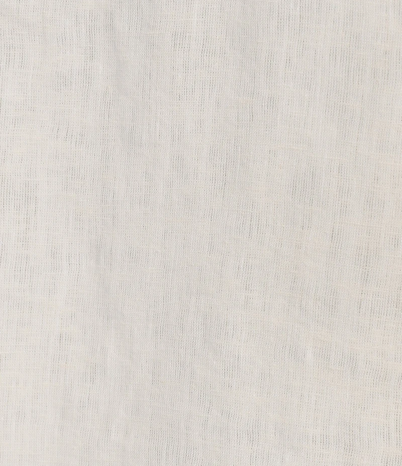 Murano Big & Tall Baird McNutt Linen Classic Fit Solid Long Sleeve Woven Shirt