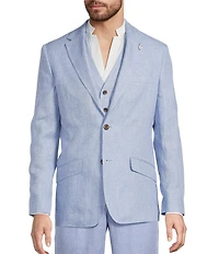 Murano Big & Tall Baird McNutt Linen Classic Fit Suit Separates Blazer