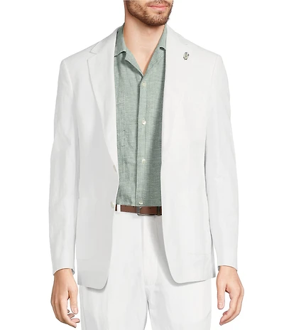 Murano Big & Tall Baird McNutt Linen Slim Fit Blazer