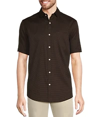 Murano Big & Tall Classic Fit Dobby Dot Short Sleeve Woven Shirt