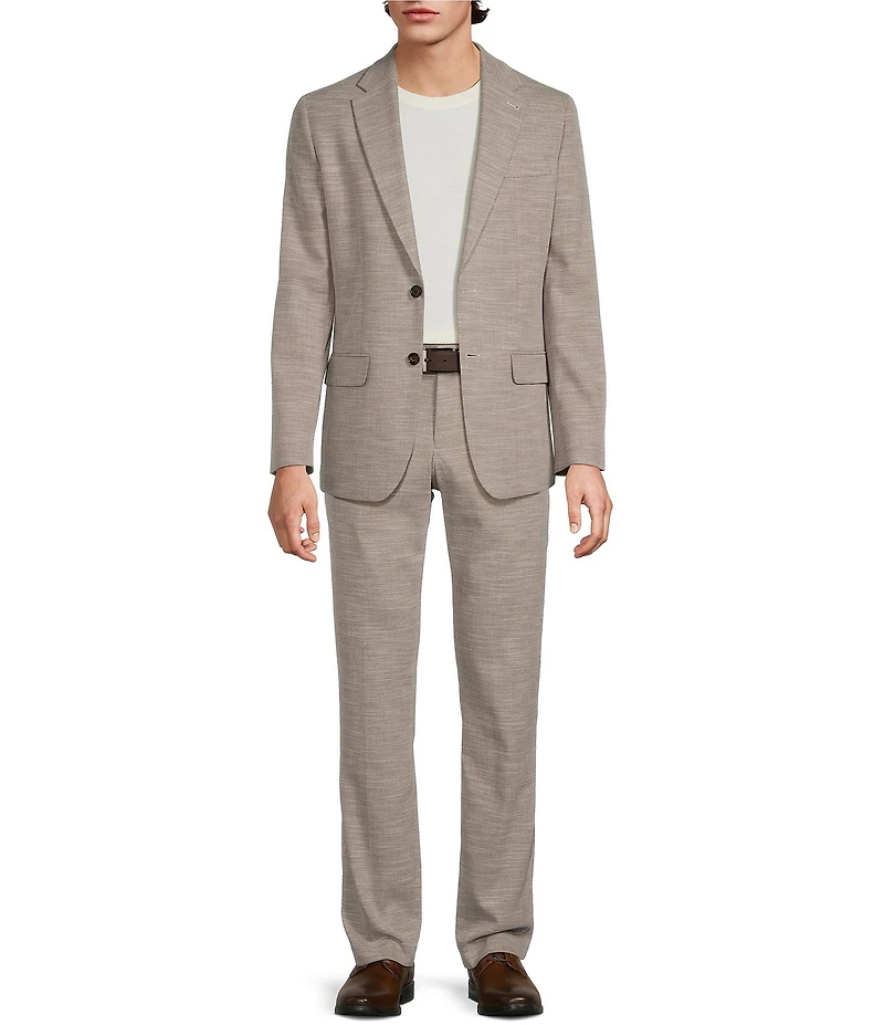 Murano Big & Tall Classic Fit Textured Suit Separates Blazer