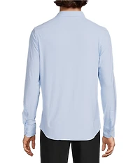 Murano Big & Tall Collezione Canclini Slim-Fit Solid Long-Sleeve Techno Woven Shirt