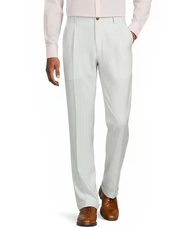 Murano Big & Tall Corsa Di Cavalli Derby Collection Zac Classic Fit Seersucker Suit Separates Pants
