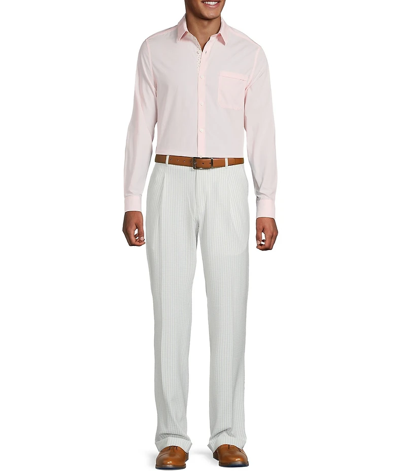 Murano Big & Tall Corsa Di Cavalli Derby Collection Zac Classic Fit Seersucker Suit Separates Pants