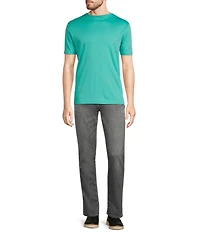 Murano Big & Tall Liquid Luxury Interlock Crew Neck Short Sleeve T-Shirt
