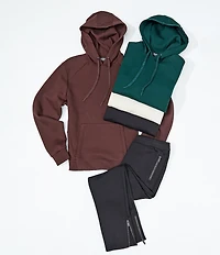 Murano Big & Tall Liquid Luxury Lucas Pintuck Jogger Pants