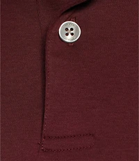 Murano Big & Tall Liquid Luxury Slim Fit Solid Interlock Short Sleeve Polo Shirt