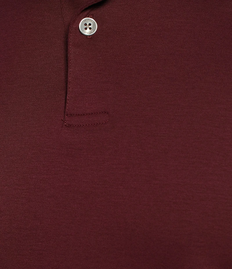 Murano Big & Tall Liquid Luxury Slim Fit Solid Interlock Short Sleeve Polo Shirt