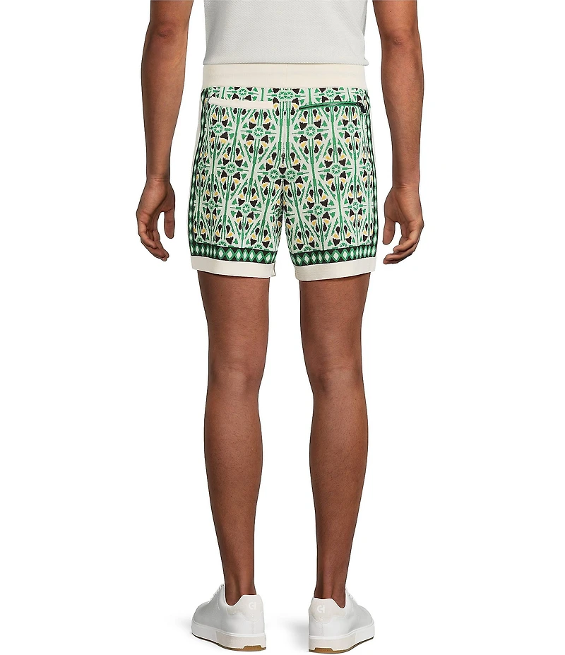 Murano Big & Tall Oaxaca Collection Jacquard 5.5#double; Inseam Shorts