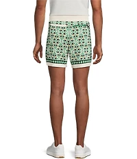 Murano Big & Tall Oaxaca Collection Jacquard 5.5#double; Inseam Shorts