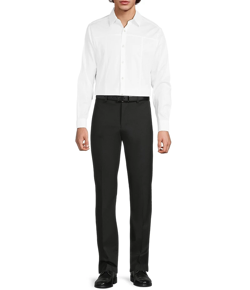 Murano Big & Tall Pieced Long Sleeve Woven Shirt