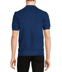 Murano Big & Tall Short Sleeve Sweater Camp Shirt