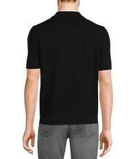 Murano Big & Tall Short Sleeve Sweater Camp Shirt