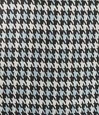 Murano Big & Tall Slim Fit Houndstooth Short Sleeve Polo Shirt