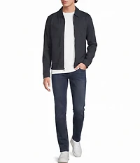 Murano Big & Tall Slim Fit Knit Twill Shirt Jacket