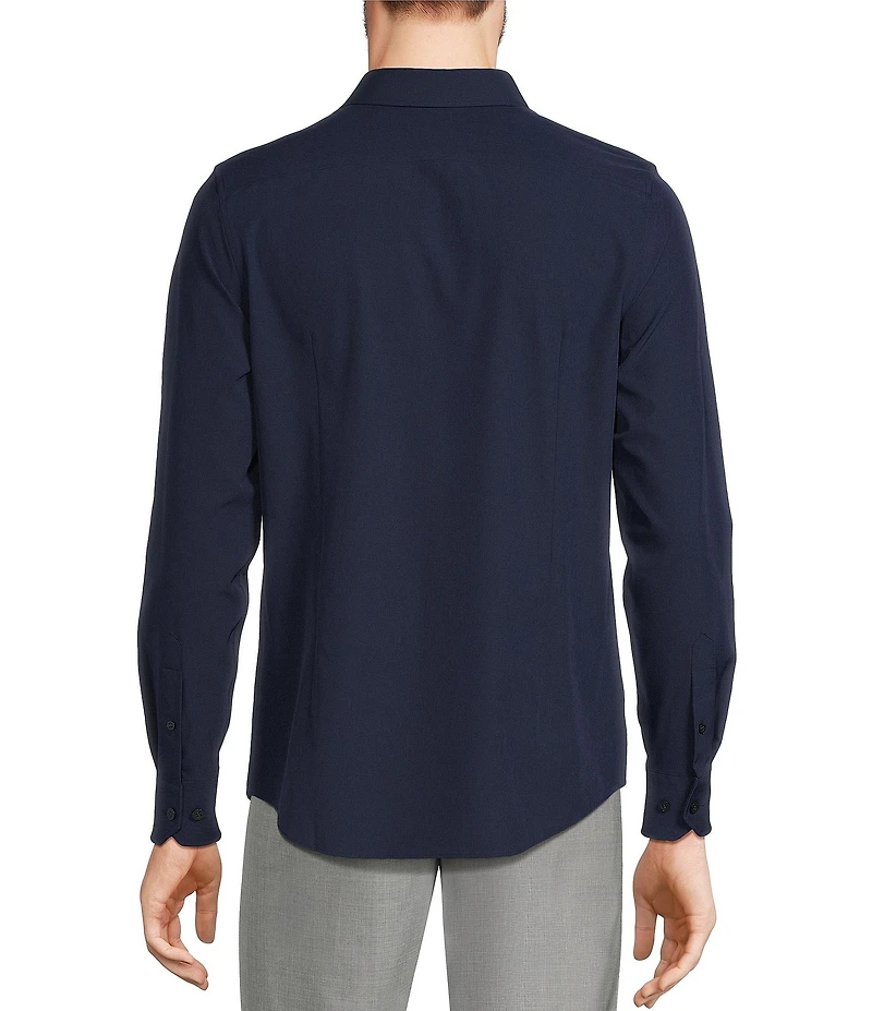 Murano Big & Tall Slim Fit Performance Stretch Long Sleeve Woven Shirt
