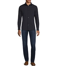 Murano Big & Tall Slim-Fit Performance Stretch Spread Collar Solid Woven Shirt