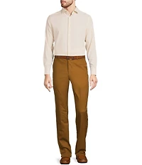 Murano Big & Tall Slim Fit Solid Performance Stretch Long Sleeve Woven Shirt