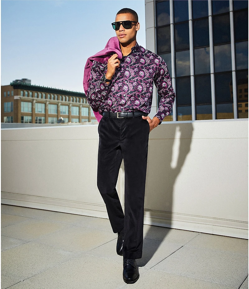 Murano Big & Tall Slim Fit Velvet Suit Separates Jacket